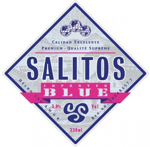 Salitos Blue: bebida azul con 5% de alcohol, suave y chispeante. Refresca con sabor y color en cada sorbo.
